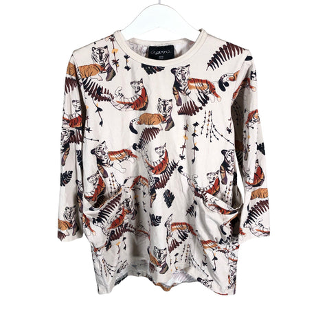 Unisex Aarrelabel - Tricot shirt, size 110 - 116 - Beige ()