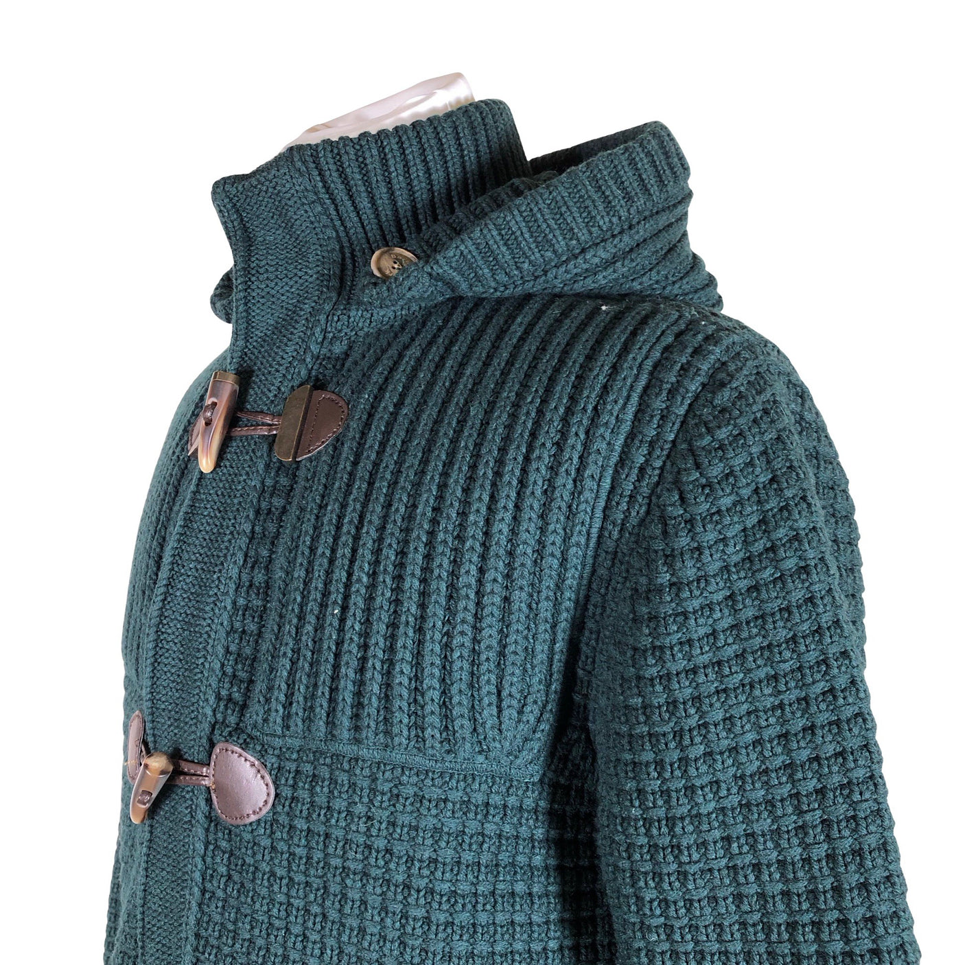 Unisex Bark - Wool coat, size L - Green (3)
