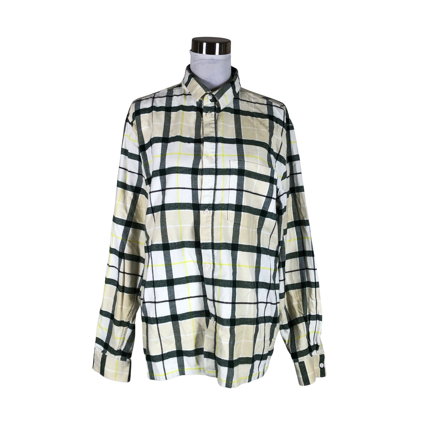 Unisex Weekday - Flannel shirt, size 40 - Beige (1)