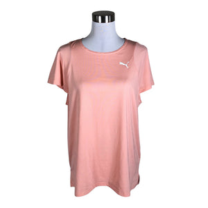 Unisex Puma - Sports shirt, short sleeve, size 40 - Light pink (1)