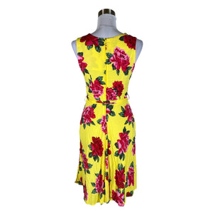 Unisex Dorothy Perkins - Schiffon dress, size 34 - Yellow (2)