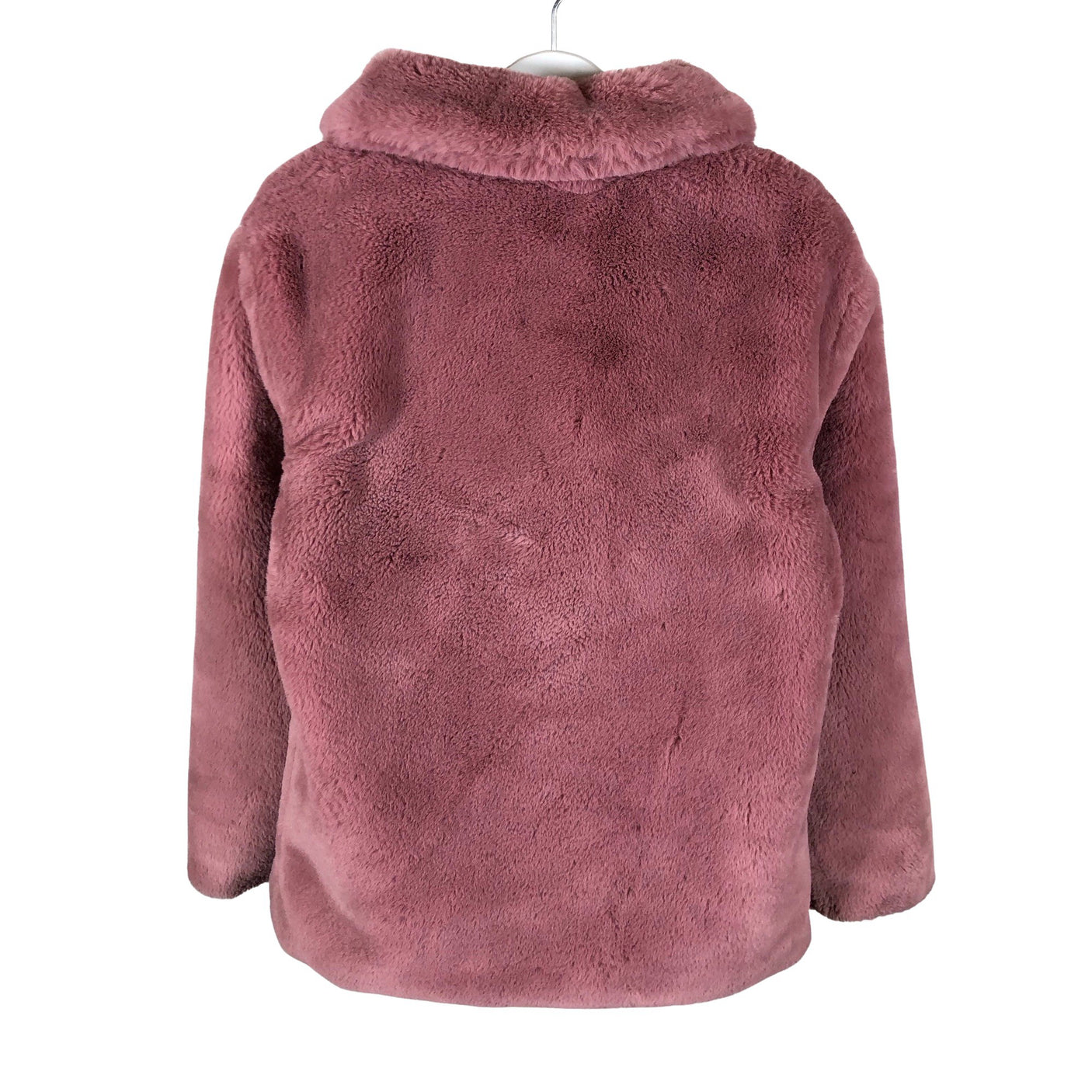 Unisex Name It - Faux fur coat, size 128 - 134 - Light pink (2)