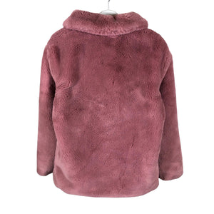 Unisex Name It - Faux fur coat, size 128 - 134 - Light pink (2)