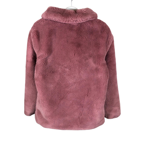 Unisex Name It - Faux fur coat, size 128 - 134 - Light pink (2)