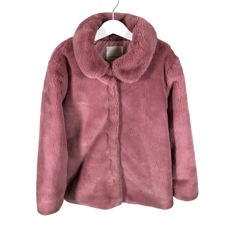 Unisex Name It - Faux fur coat, size 128 - 134 - Light pink ()
