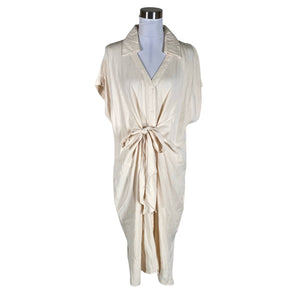 Unisex Nü - Schiffon dress, size 40 - Beige (3)