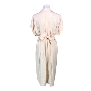 Unisex Nü - Schiffon dress, size 40 - Beige (2)