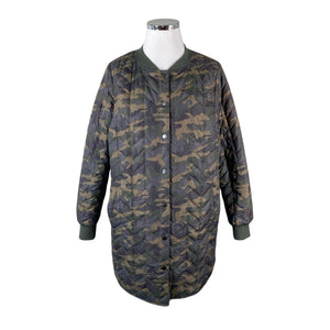 Unisex Zizzi - Quilted jacket, size 44 - Green (1)