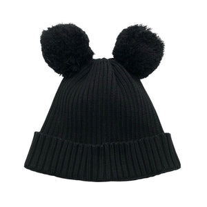 Unisex Mini Rodini - Lightweight beanie, size 50 - 52 cm - Black (1)