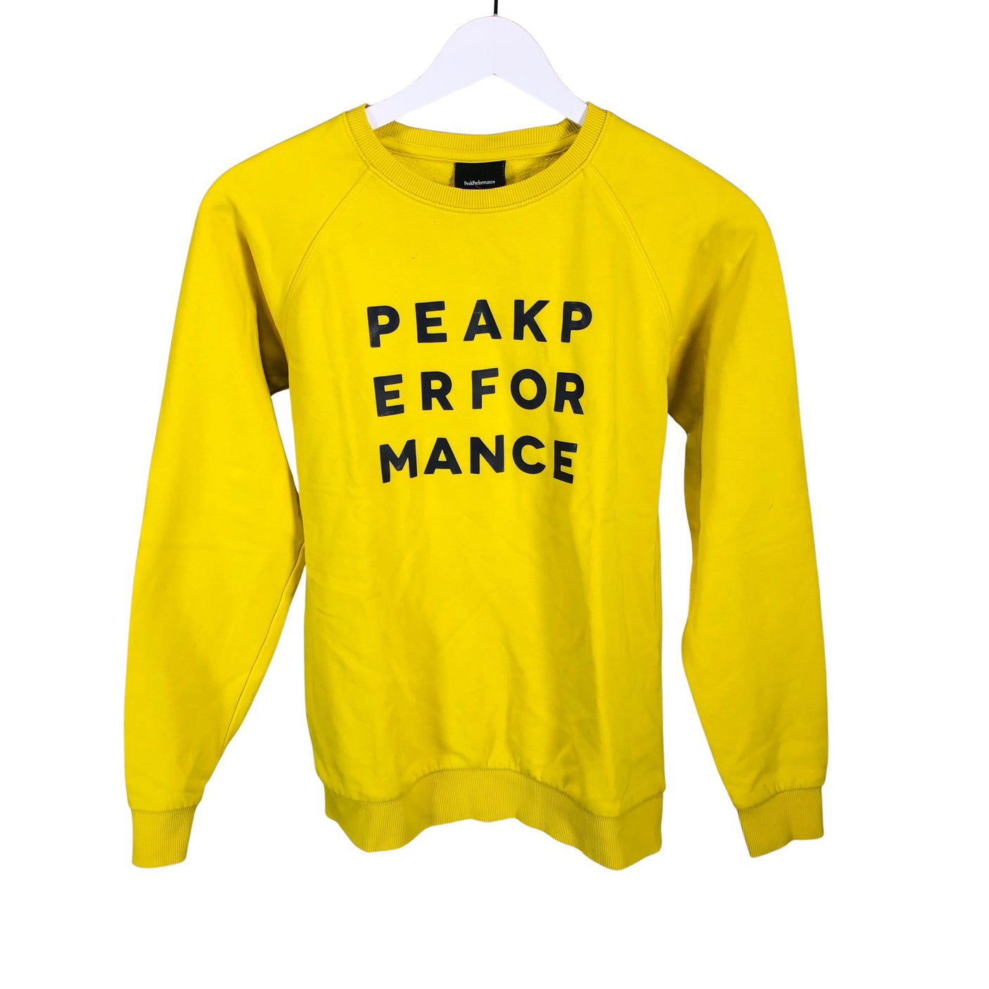 Unisex Peak Performance - Sweatshirt, size 158 - 164 - Yellow (1)