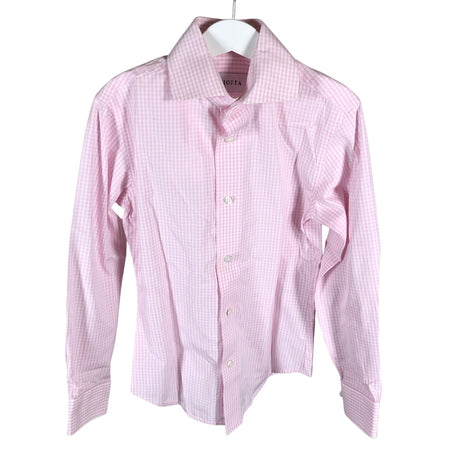 Unisex Schoffa - Collared shirt, size 128 - 134 - Light pink ()