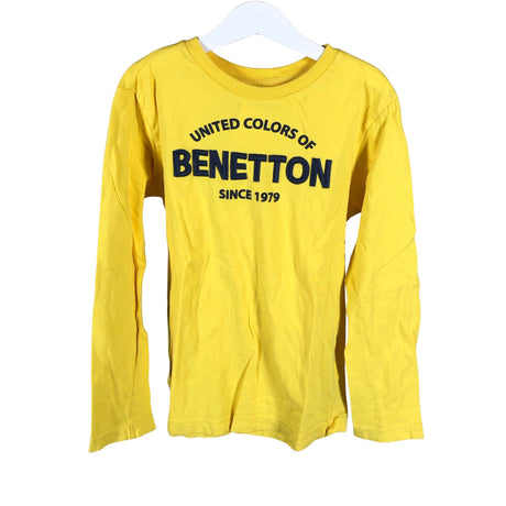 Unisex Benetton - Tricot shirt, size 134 - 140 - Yellow ()