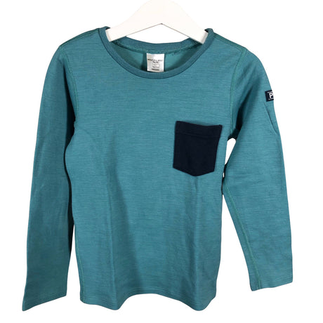 Unisex Polarn O. Pyret - Thermal shirt, size 110 - 116 - Light blue ()