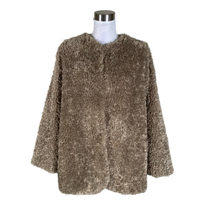 Unisex Gauhar - Faux fur coat, size 38 - Brown (1)