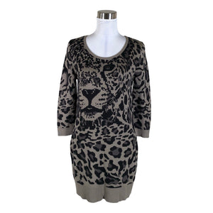 Unisex Monari - Knit tunic, size 40 - Brown (1)