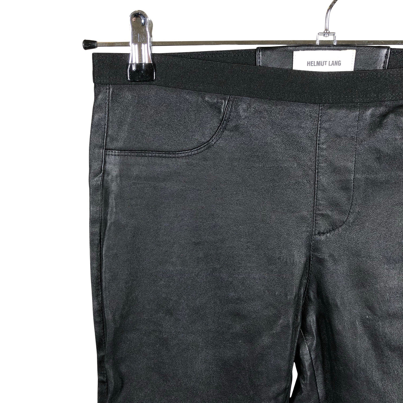 Unisex Helmut Lang - Leather pants, size 34 - Black (3)