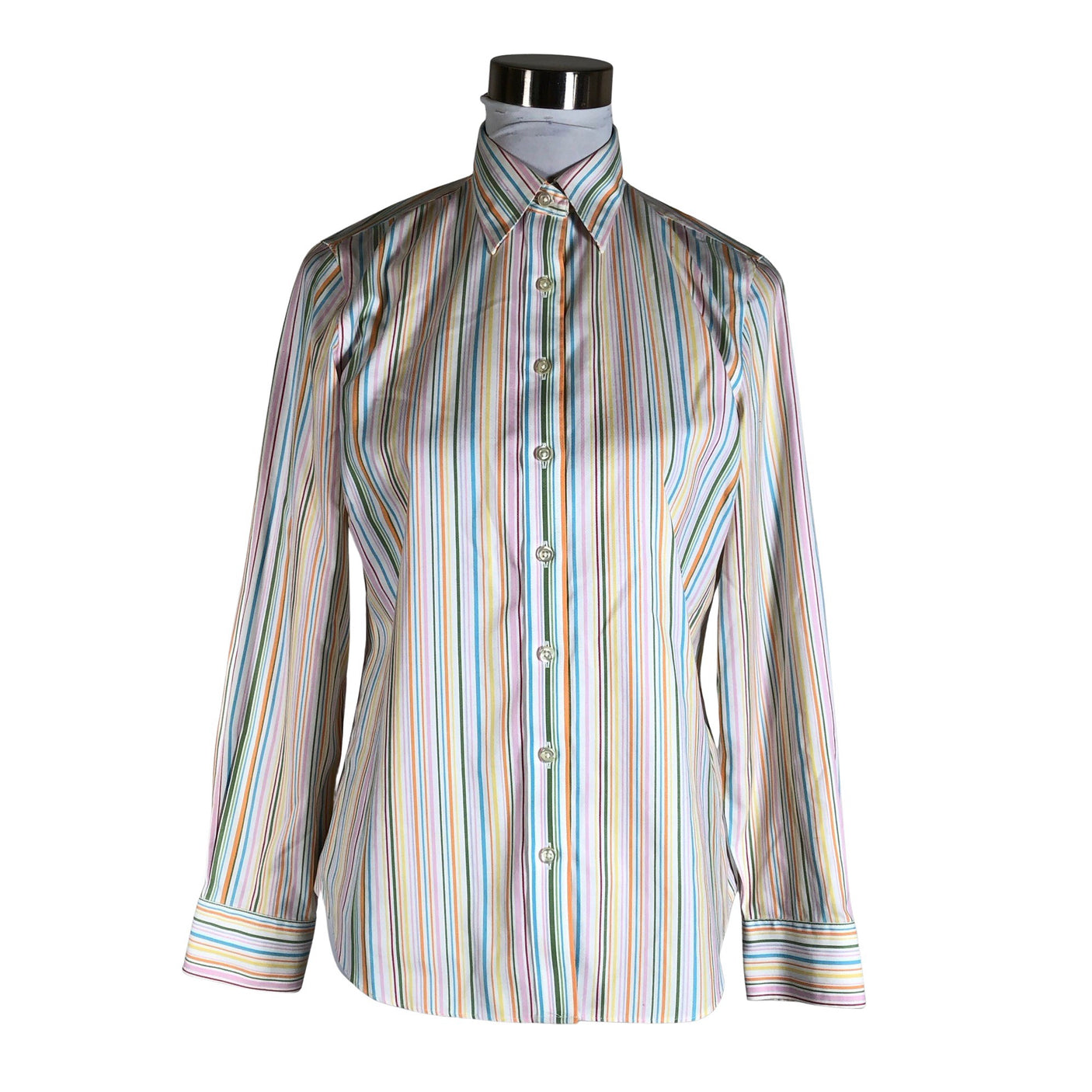 Unisex Lands' End - Collared shirt, size 36 - White (1)