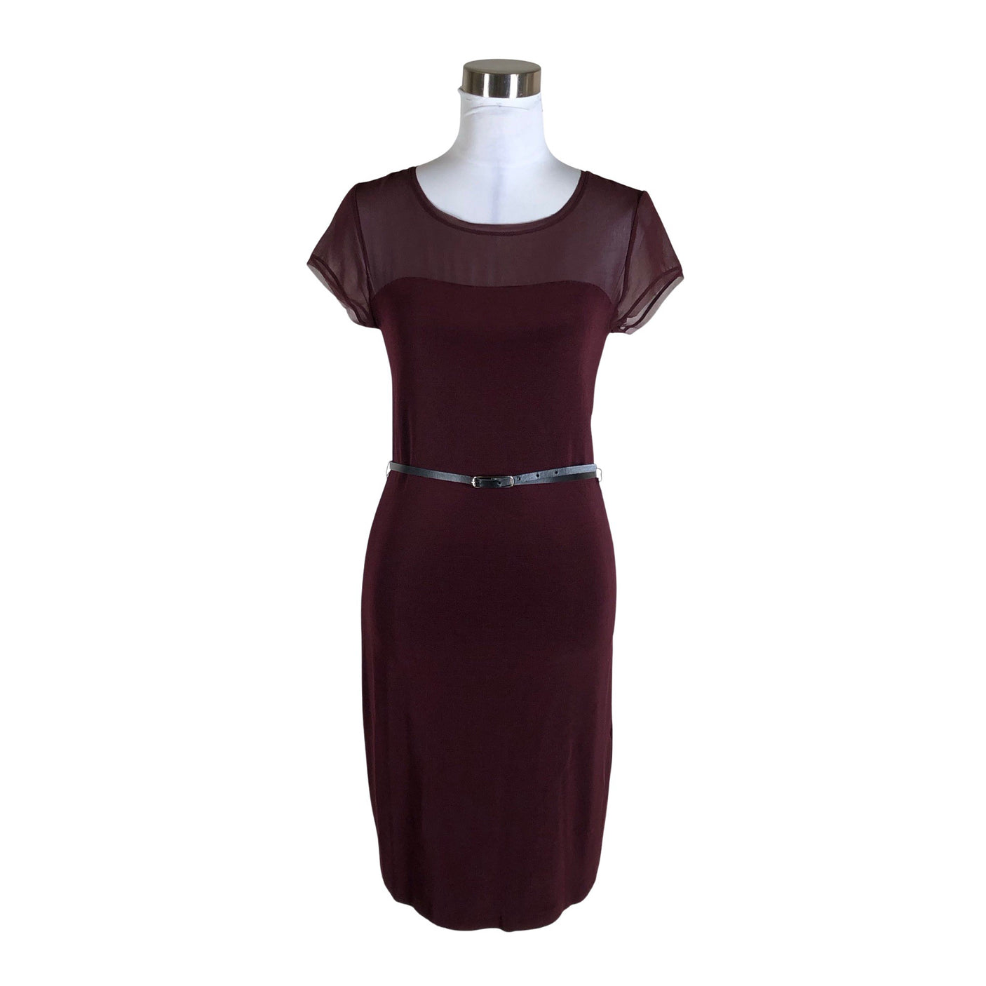 Unisex s.Oliver - Tricot dress, size 38 - Wine red (1)