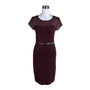 Unisex s.Oliver - Tricot dress, size 38 - Wine red (1)