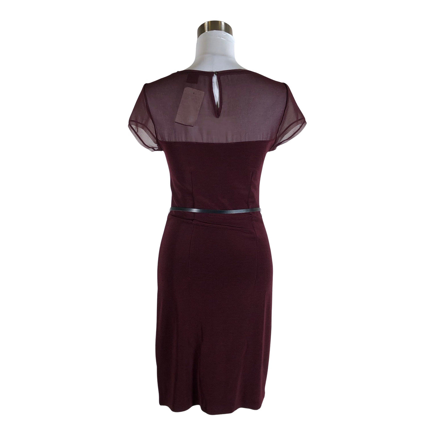 Unisex s.Oliver - Tricot dress, size 38 - Wine red (2)