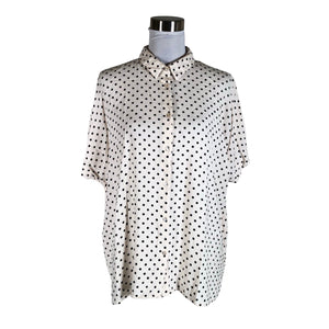 Unisex Free Quent - Short-sleeved blouse, size 40 - Beige (1)