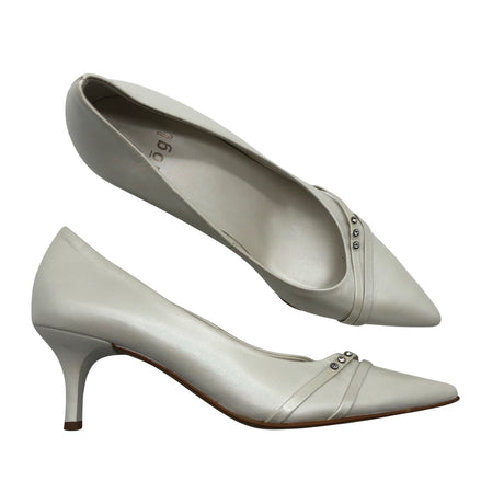 Unisex Högl - Evening high heels, size 38 - Natural white ()