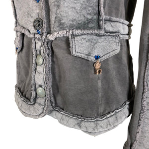Unisex Elisa Cavaletti - Sweat jacket, size 40 - Gray (3)