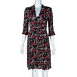 Unisex ba&sh - Schiffon dress, size 36 - Black ()