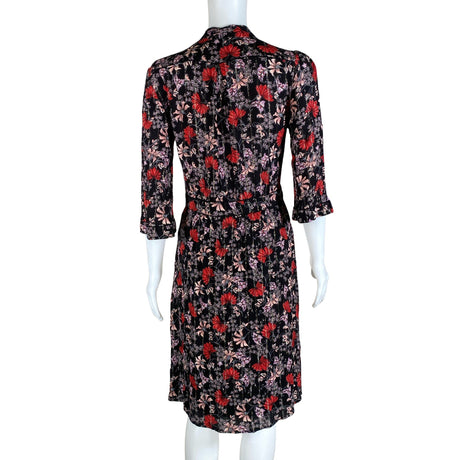 Unisex ba&sh - Schiffon dress, size 36 - Black (2)