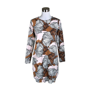 Unisex NOSH - Tricot tunic, size 36 - Brown (1)