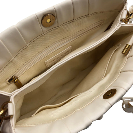 Unisex Charles & Keith - Shoulder bag, size Mini - Natural white (2)