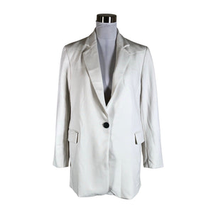 Unisex Massimo Dutti - Sweat jacket, size 38 - Natural white (1)