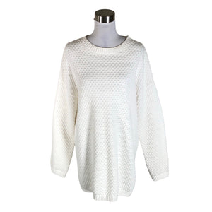 Unisex Nanso - Knit tunic, size 40 - White (1)
