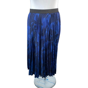Unisex Your Face - Pleated skirt, size 44 - Blue (1)