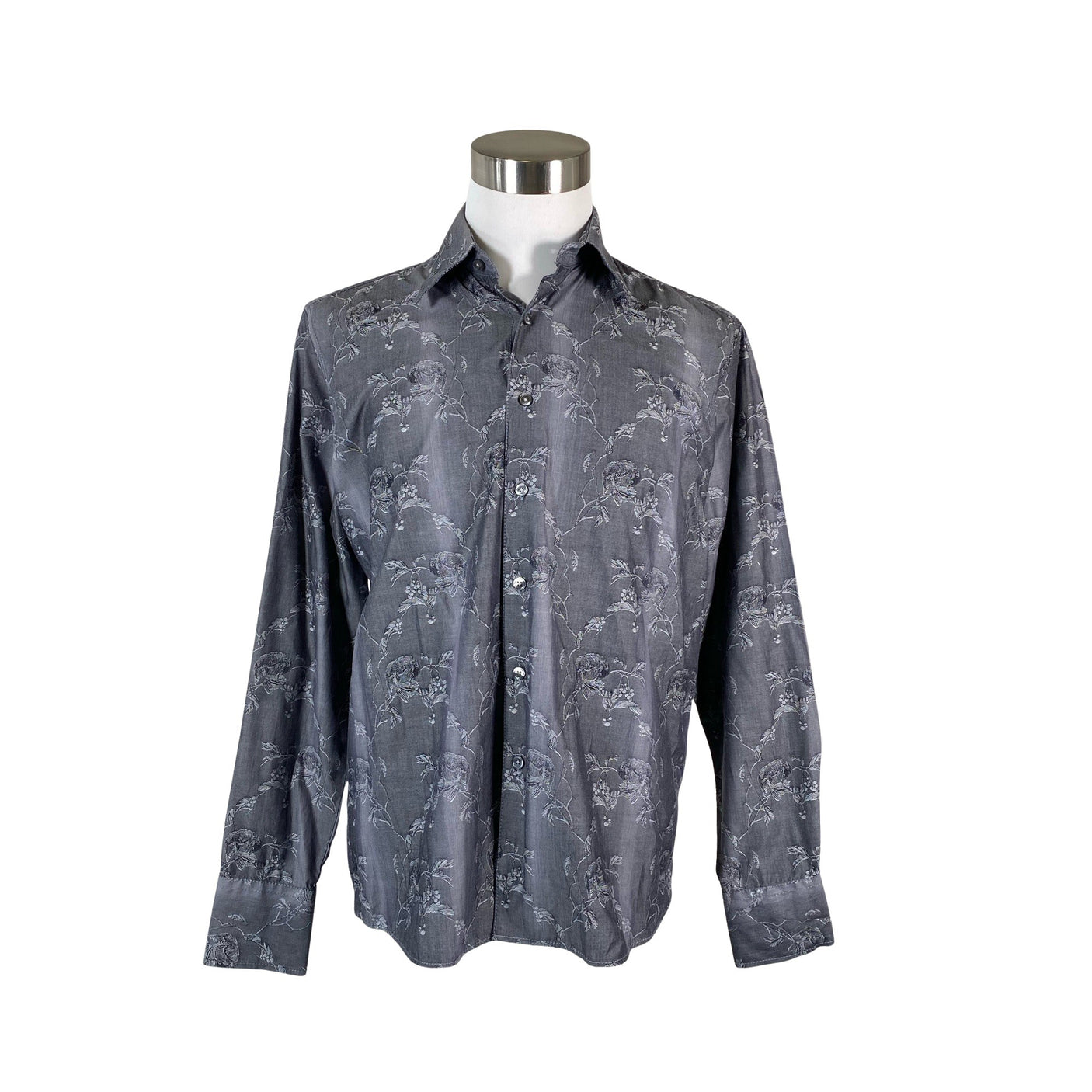 Unisex Sand Jeans - Collared shirt, size L - Gray (1)