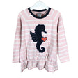 Unisex NOSH - Tricot tunic, size 122 - 128 - Light pink ()