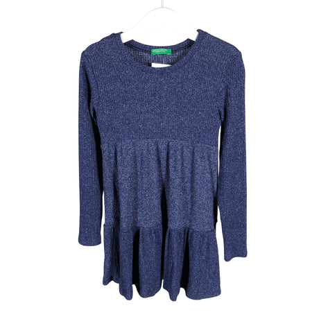 Unisex Benetton - Knit dress, size 128 - 134 - Blue ()