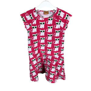 Unisex me&i - Tricot dress, size 122 - 128 - Pink (1)