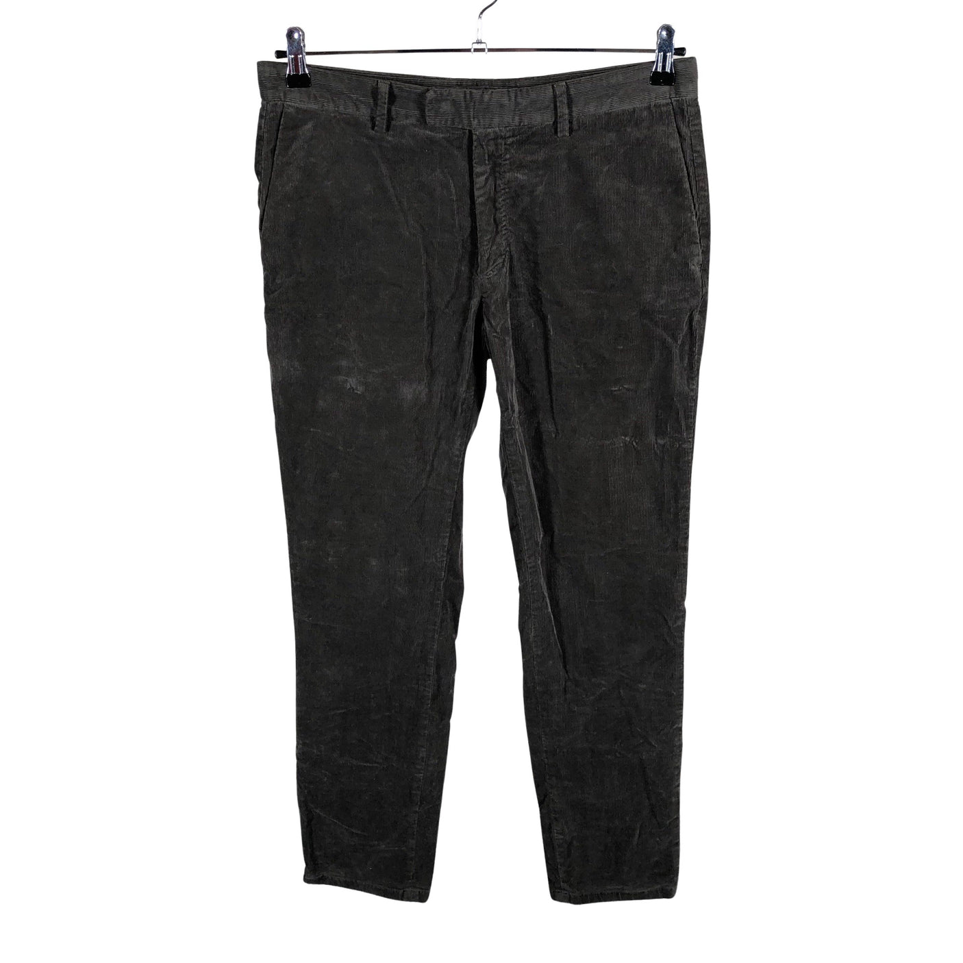 Unisex Massimo Dutti - Velvet pants, size S - Gray (1)