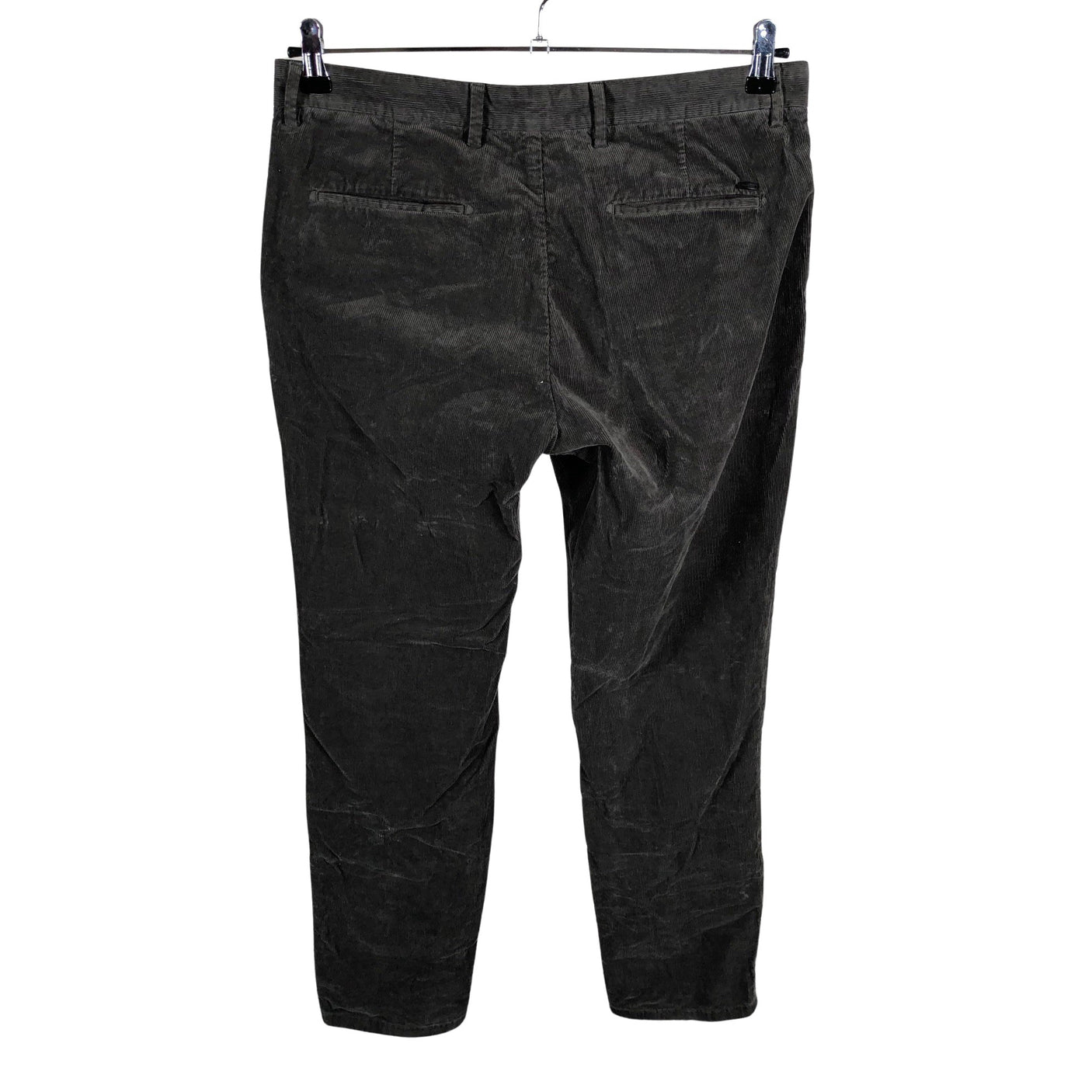 Unisex Massimo Dutti - Velvet pants, size S - Gray (2)