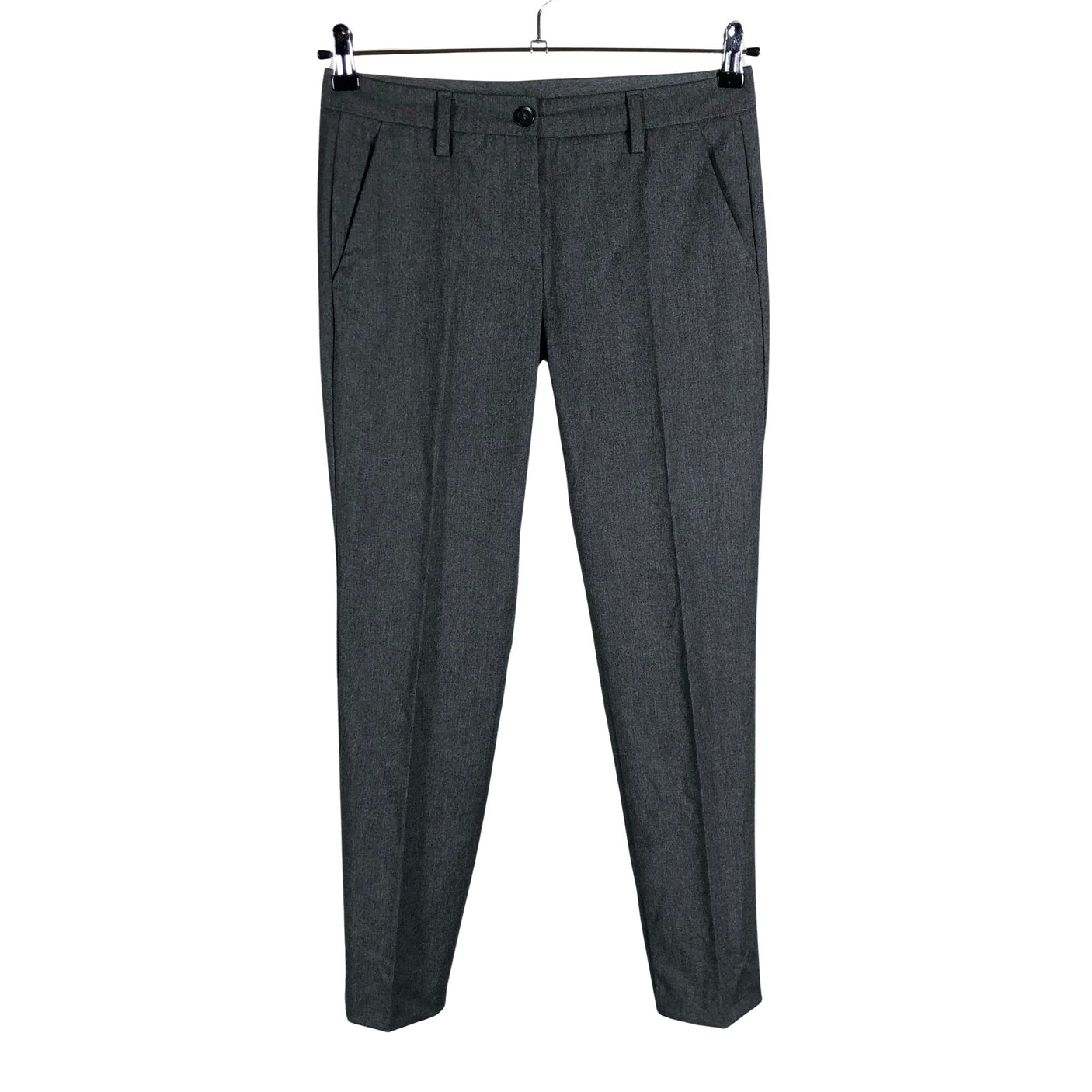 Unisex Benetton - Straight leg trousers, size 34 - Gray (1)