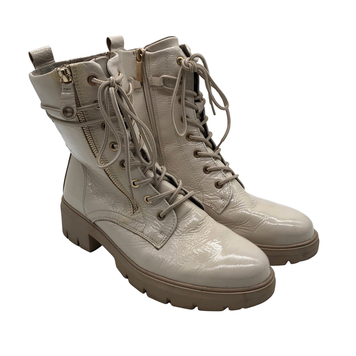 Unisex Tamaris - Ankle boots, size 41 - Natural white (2)
