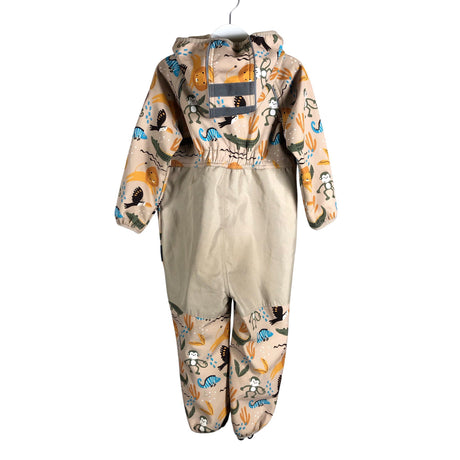 Unisex Jonathan - Soft shell jumpsuit, size 92 - 98 - Beige (2)