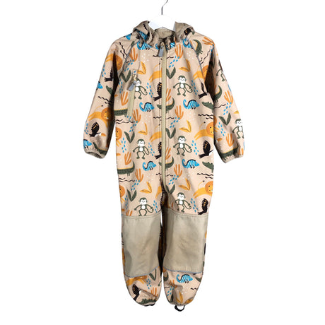 Unisex Jonathan - Soft shell jumpsuit, size 92 - 98 - Beige ()