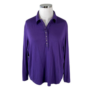 Unisex Gerry Weber - Tricot shirt, size 46 - Violet (1)