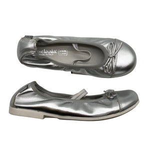 Unisex Melania - Ballerinas, size 33 - Silver (1)