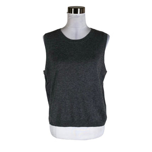 Unisex Part two - Knit vest, size 40 - Gray (1)