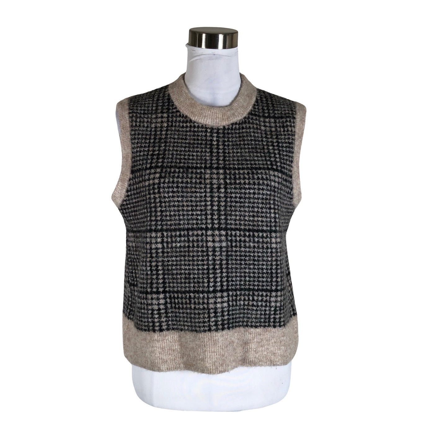 Unisex Arket - Knit vest, size 38 - Brown (1)