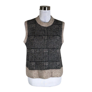Unisex Arket - Knit vest, size 38 - Brown (1)