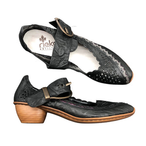 Unisex Rieker - High heels, size 42 - Black (1)